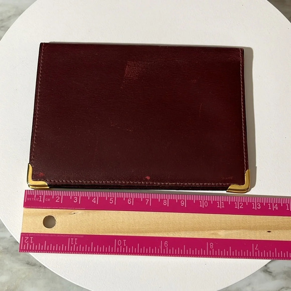 Gucci Vintage Burgundy Leather Passport Wallet From The 80s - Picture 15 of 16